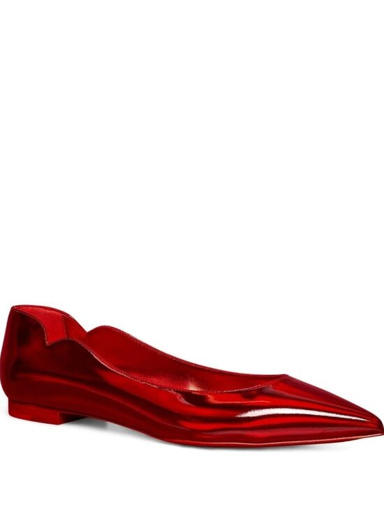 Christian Louboutin Shoes - Christian Louboutin HOT CHICKITA Scallop Patent Ballerina Flat Shoes Loubi
